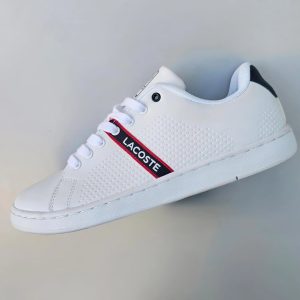 Zapatillas Estilo Lacoste Casual Blanco Low-Top