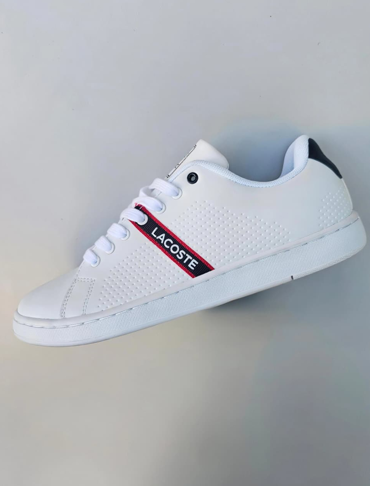 Zapatillas Estilo Lacoste Casual Blanco Low-Top