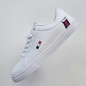 Sneaker Estilo Tommy Casual Blanco Low-Top Unisex